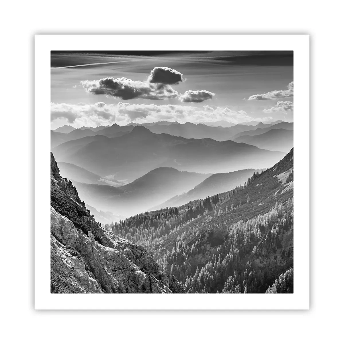 Poster - Bis zum Horizont - 60x60 cm