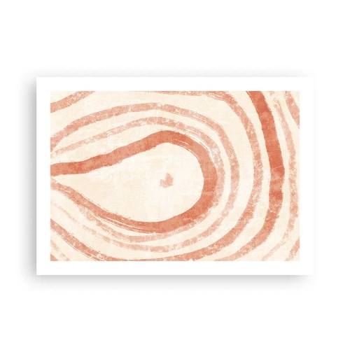 Poster - Korallenkreise – Komposition - 70x50 cm