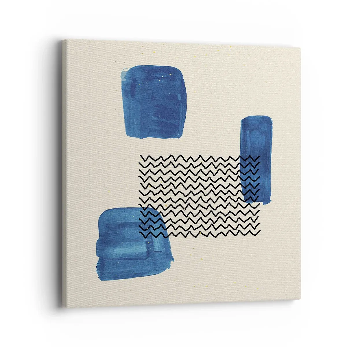 Bild auf Leinwand - Leinwandbild - Ein abstraktes Quartett - 40x40 cm