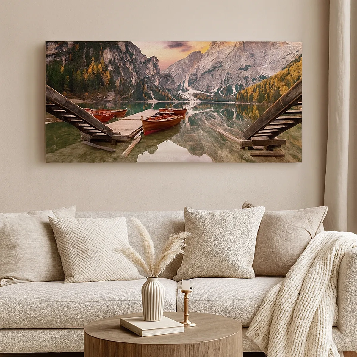 Bild auf Leinwand - Leinwandbild - Versprechen des Tages - 30x30 cm