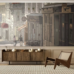 Fototapete Standard Eco - Stadtfreuden - Die Architektur, Stadt, Paris - 450x315 cm