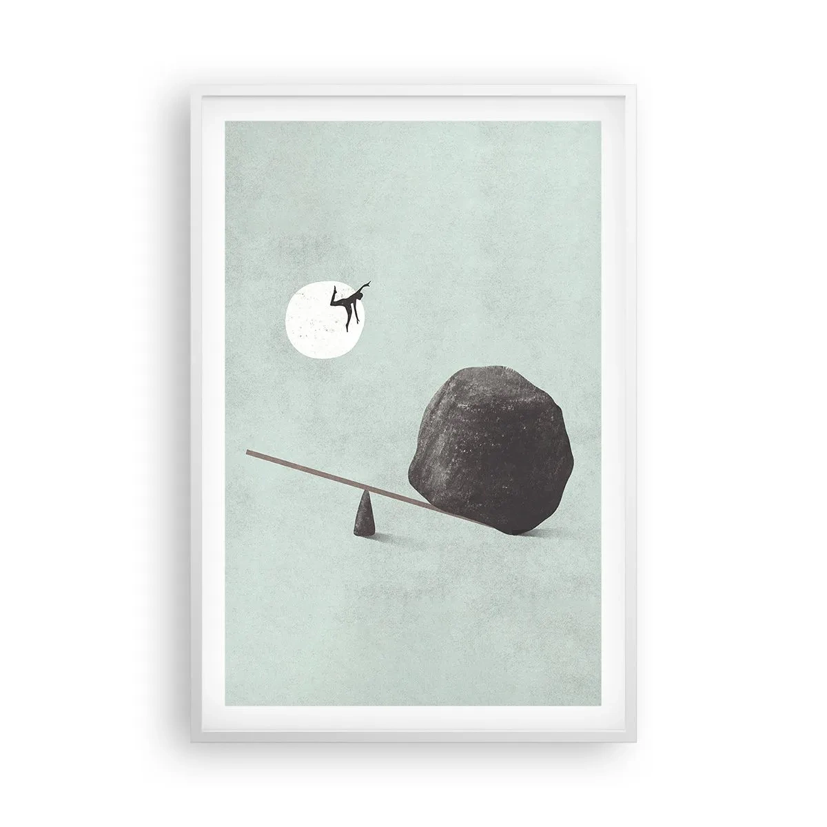 Poster in einem weißen Rahmen - Erfüllte Träume - 61x91 cm