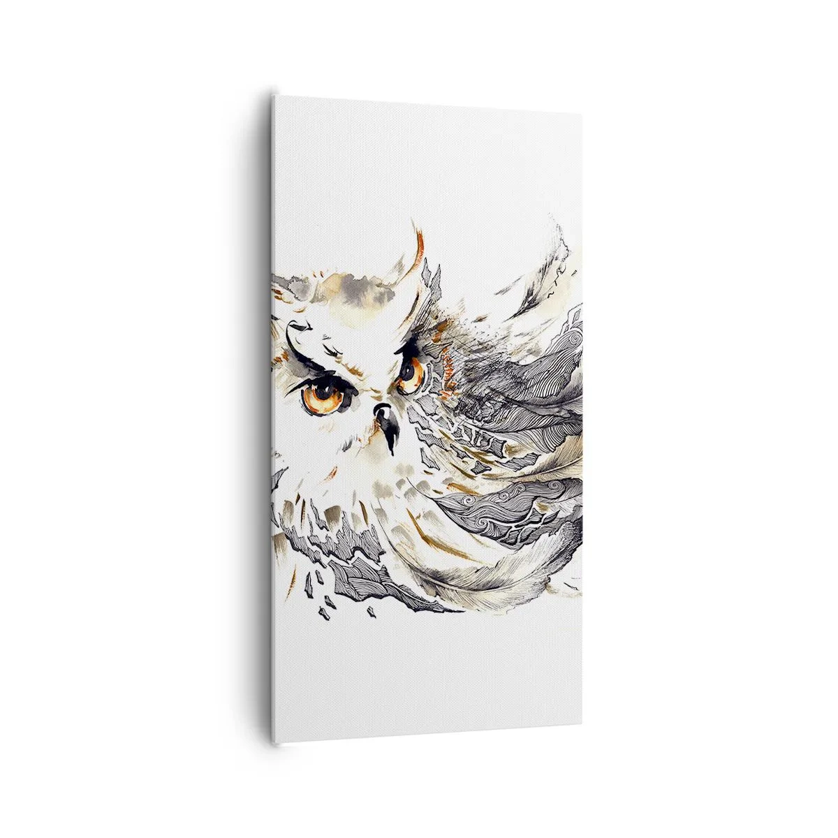 Bild auf Leinwand - Leinwandbild - Sie kam aus der Welt der Magie - 65x120 cm