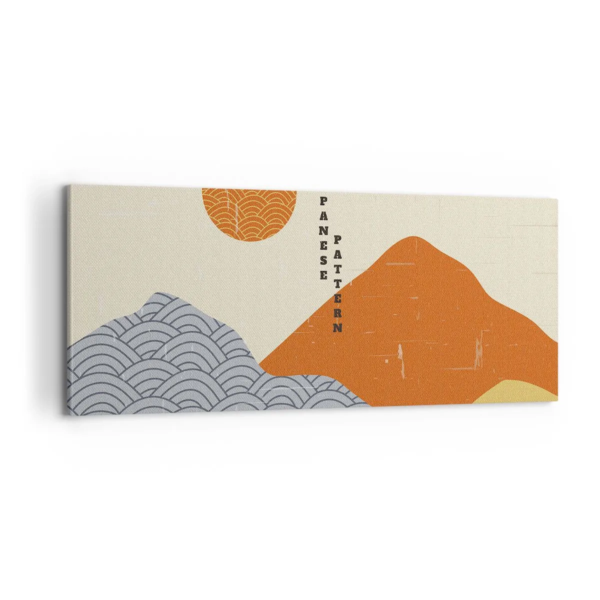 Bild auf Leinwand - Leinwandbild - Im japanischen Geist - 100x40 cm