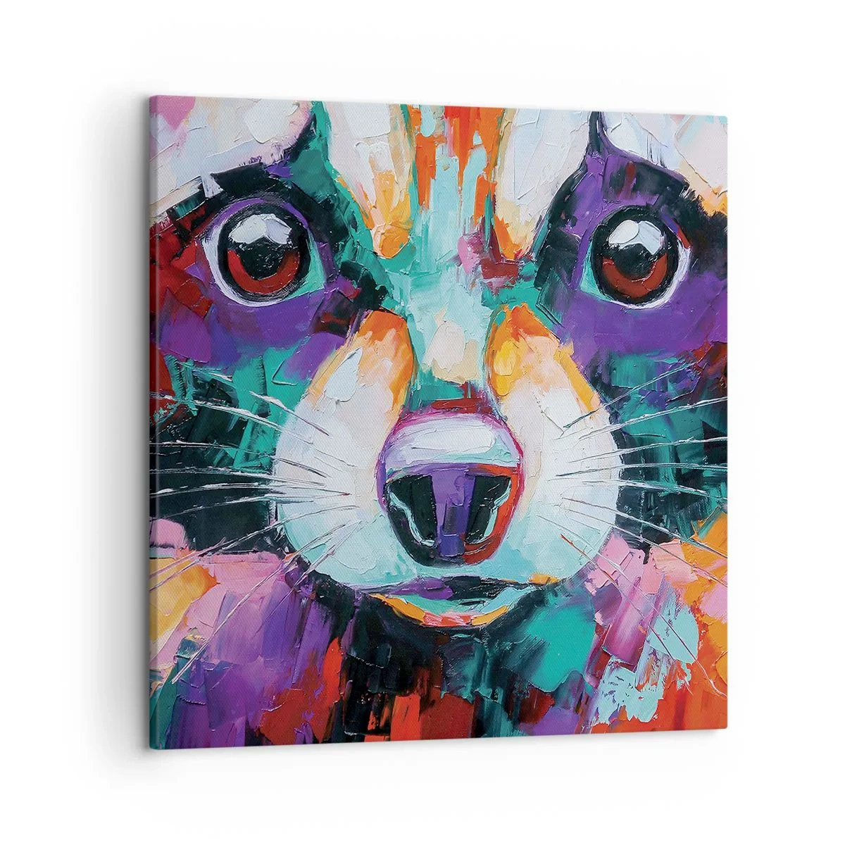 Bild auf Leinwand - Leinwandbild - Nur gute Emotionen - 50x50 cm