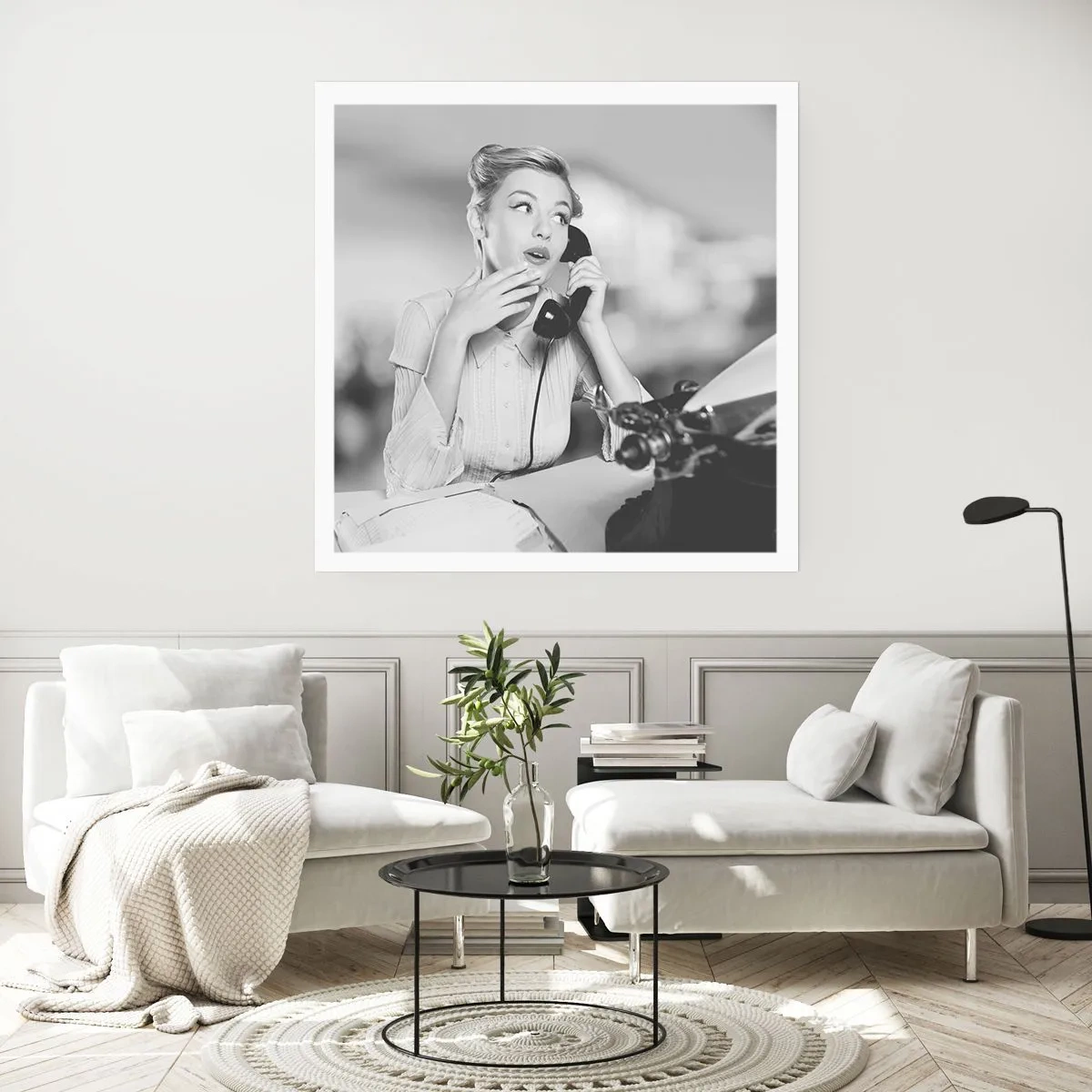 Poster - Hallo, wir sind in den 1950er Jahren. - 50x50 cm