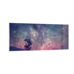 Glasbild - Bild auf glas - Unter dem magischen Himmel - 100x40 cm