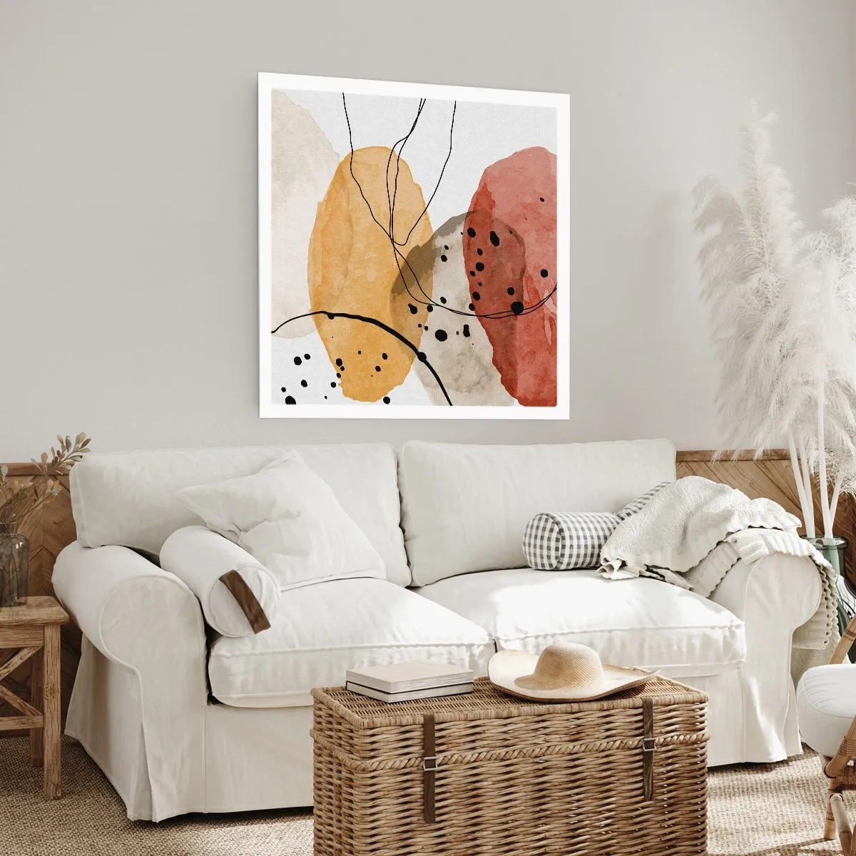 Poster - Wie leichte, transparente Luft - 50x50 cm