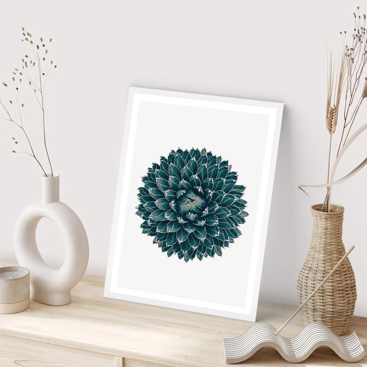 Poster in einem weißen Rahmen - Stern der Wüste - 70x100 cm