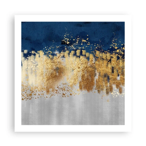 Poster - Moderne Komposition mit Glanz - 60x60 cm