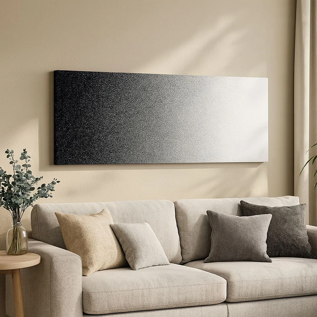 Bild auf Leinwand - Leinwandbild - Dem Licht entgegen - 100x40 cm
