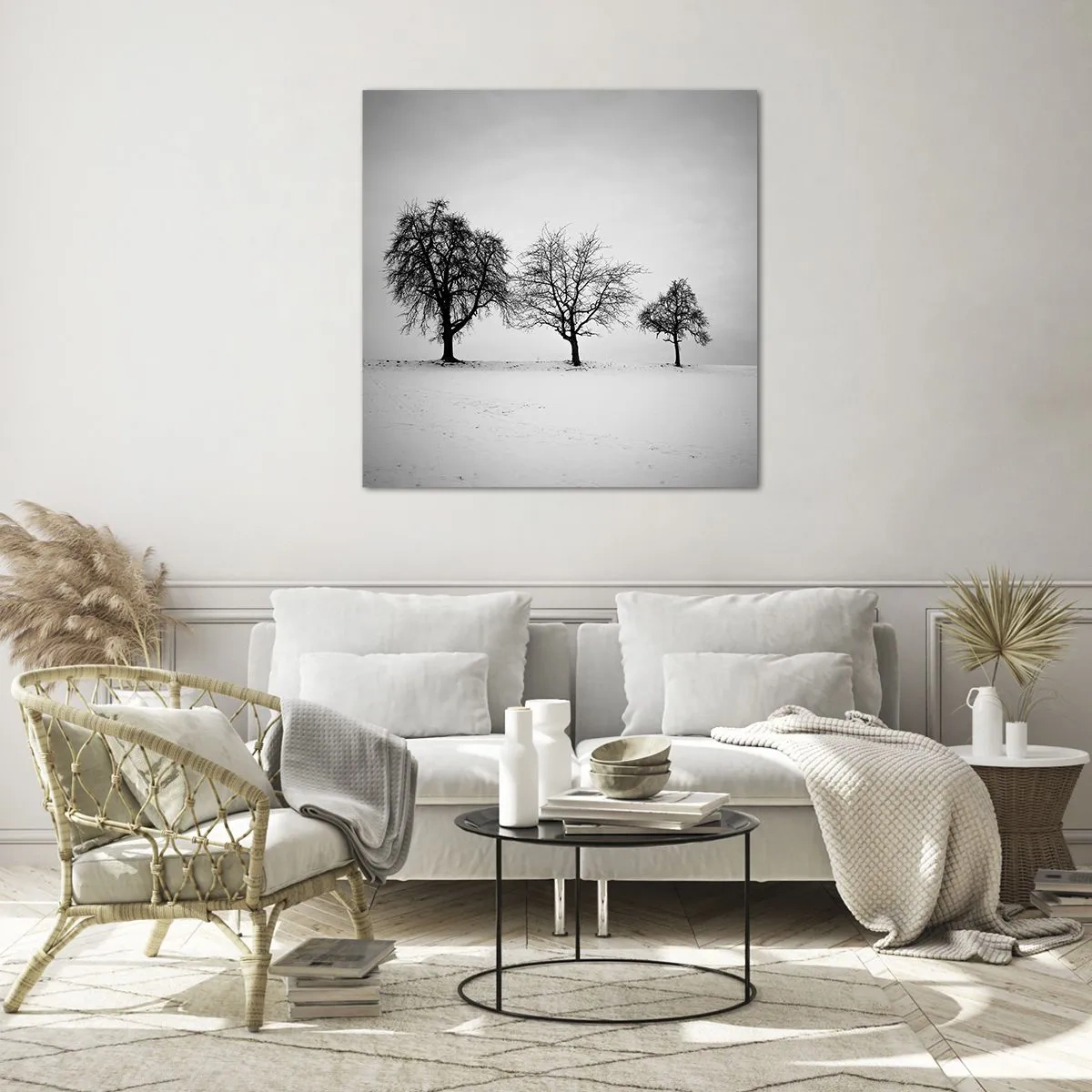 Glasbild - Bild auf glas - Wovon träumen sie? - 40x40 cm