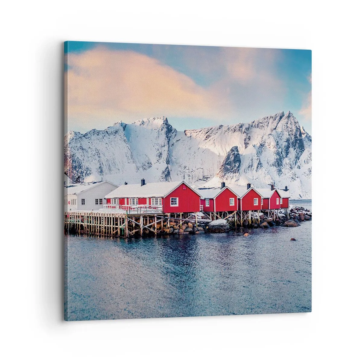 Bild auf Leinwand - Leinwandbild - Nördlicher Rückzug - 60x60 cm