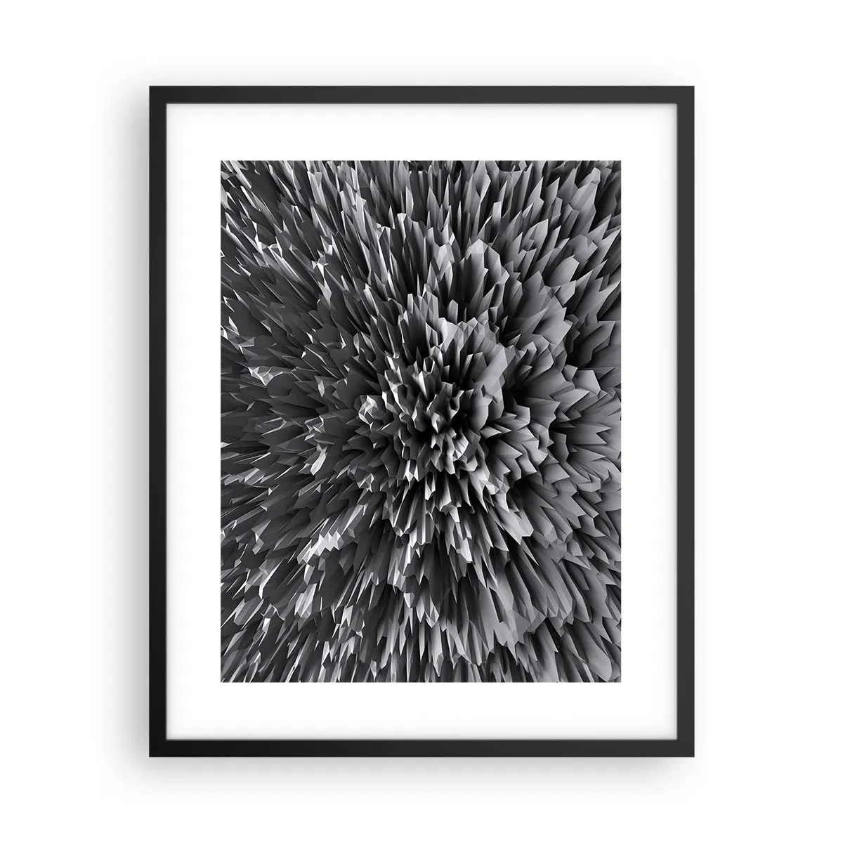 Poster in einem schwarzem Rahmen - Härter kann es nicht werden - 40x50 cm