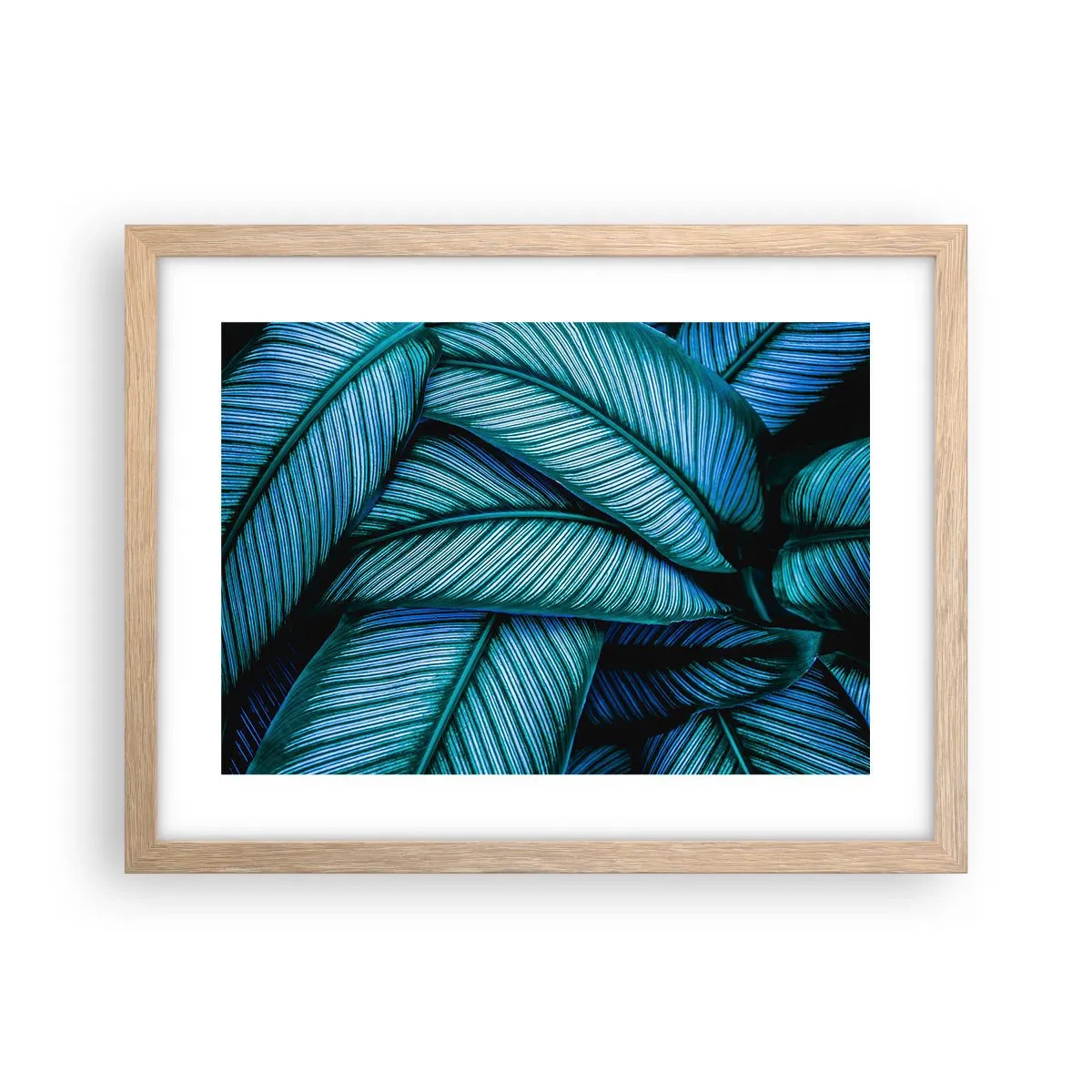 Poster in einem Rahmen aus heller Eiche - Lebenslinien - 40x30 cm