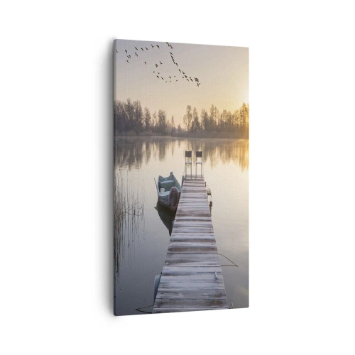 Bild auf Leinwand - Leinwandbild - Ich komme nach einiger Zeit zurück - 55x100 cm