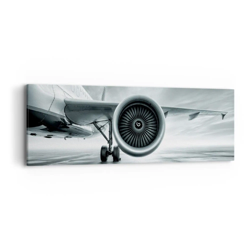 Bild auf Leinwand - Leinwandbild - Die Macht ist da! - 90x30 cm