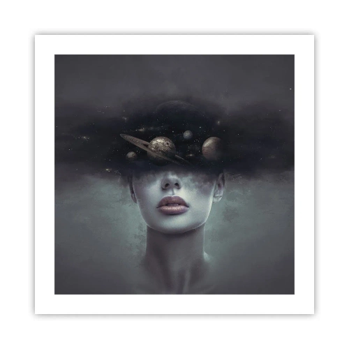 Poster - Und die Planeten spielen verrückt ... - 50x50 cm