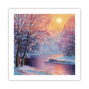 Poster - Die Farben des Winters - 50x50 cm