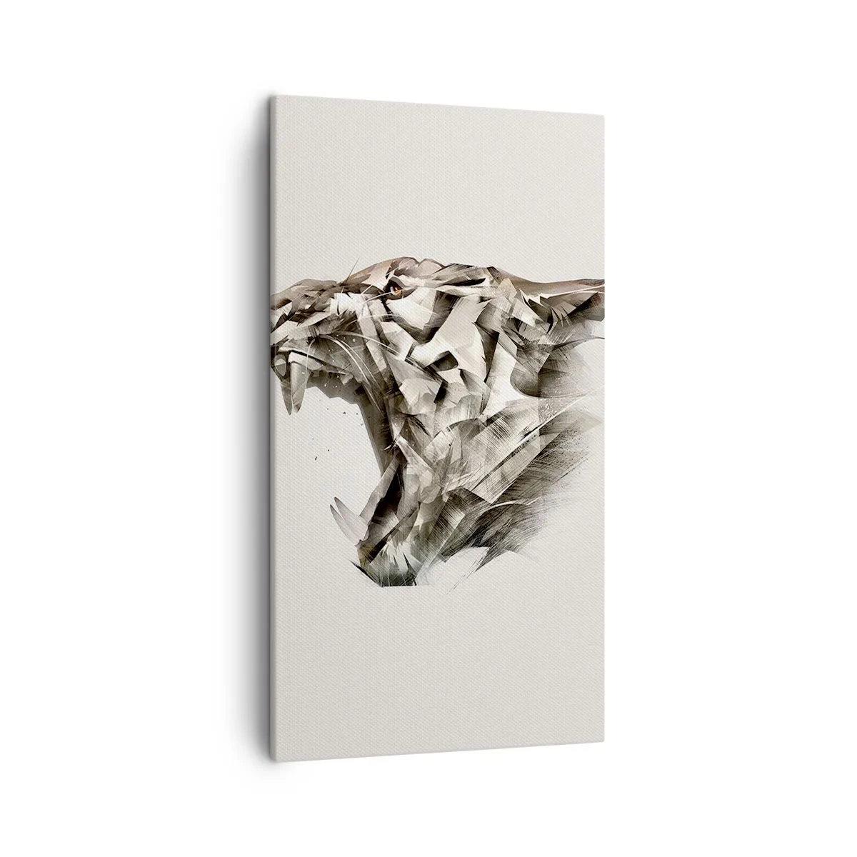 Bild auf Leinwand - Leinwandbild - Du weißt schon wer das Sagen hat - 45x80 cm