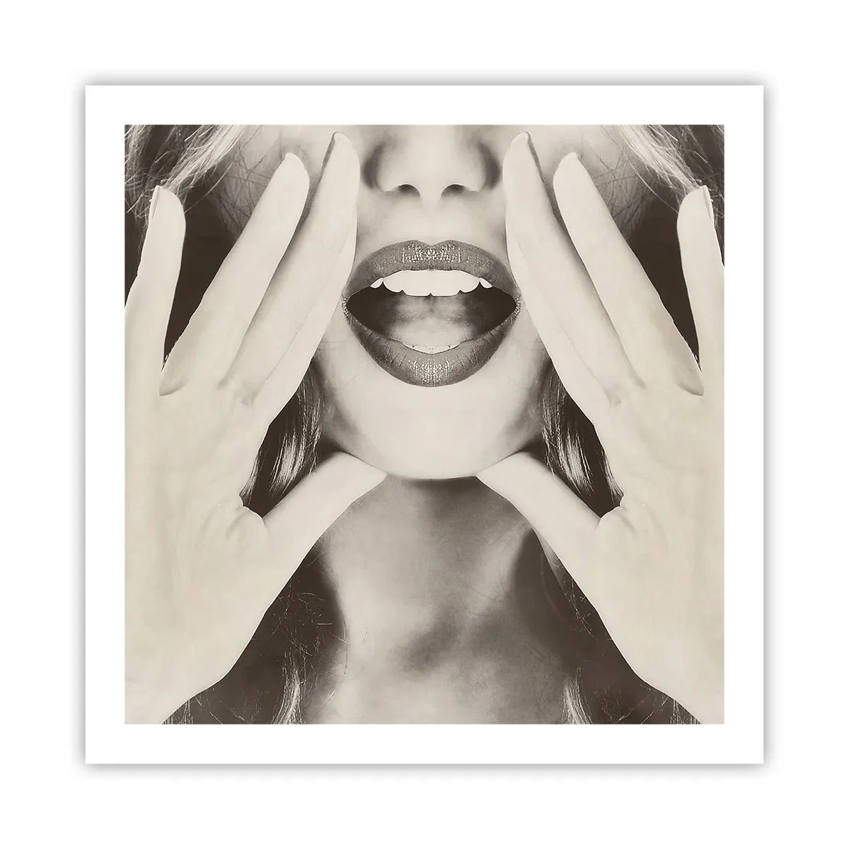 Poster - Ich komme schon! - 60x60 cm