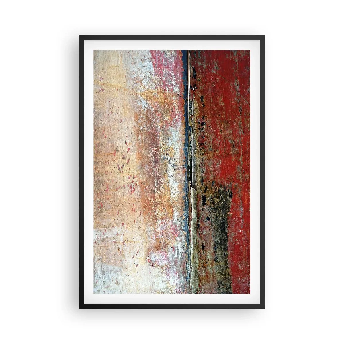 Poster in einem schwarzem Rahmen - Vielleicht liegt es am Meer - 61x91 cm