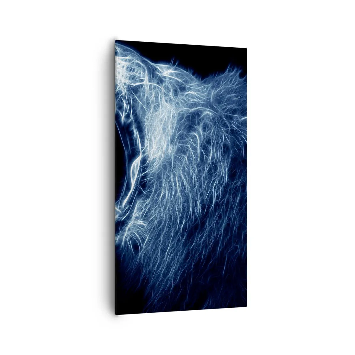 Bild auf Leinwand - Leinwandbild - Der feurige Zorn des Königs - 65x120 cm