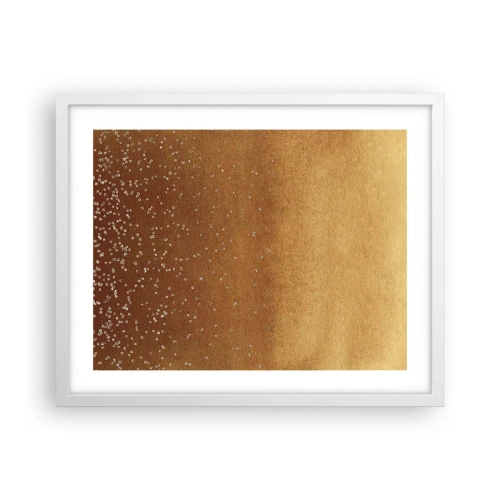 Poster in einem weißen Rahmen - Die Geburt des Lichts - 50x40 cm