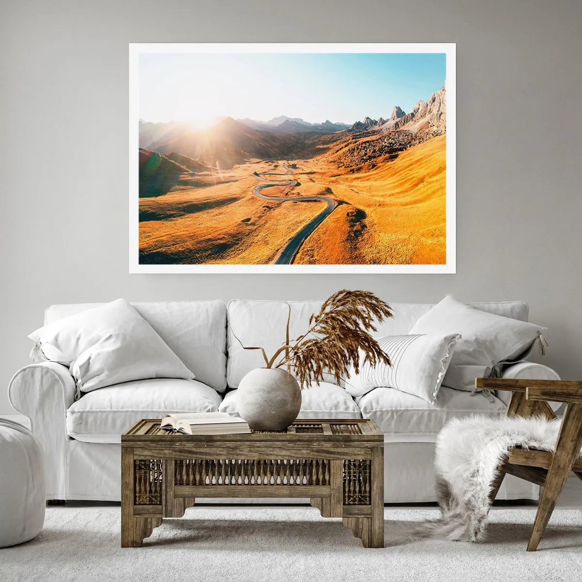 Poster - In einem goldenen Tal - 91x61 cm