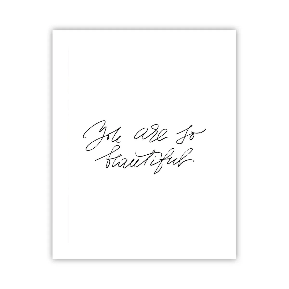 Poster - Glauben Sie wirklich ... - 40x50 cm