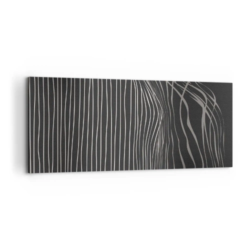 Bild auf Leinwand - Leinwandbild - Rhythmus und Akzent - 100x40 cm