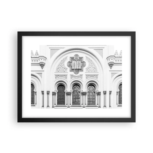 Poster in einem schwarzem Rahmen - An der Grenze der Kulturen - 40x30 cm