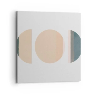 Bild auf Leinwand - Leinwandbild - Ein Rad hinter dem anderen… - 70x70 cm