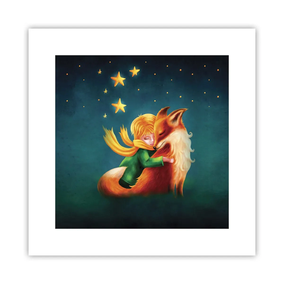 Poster - Kleiner Prinz - 30x30 cm