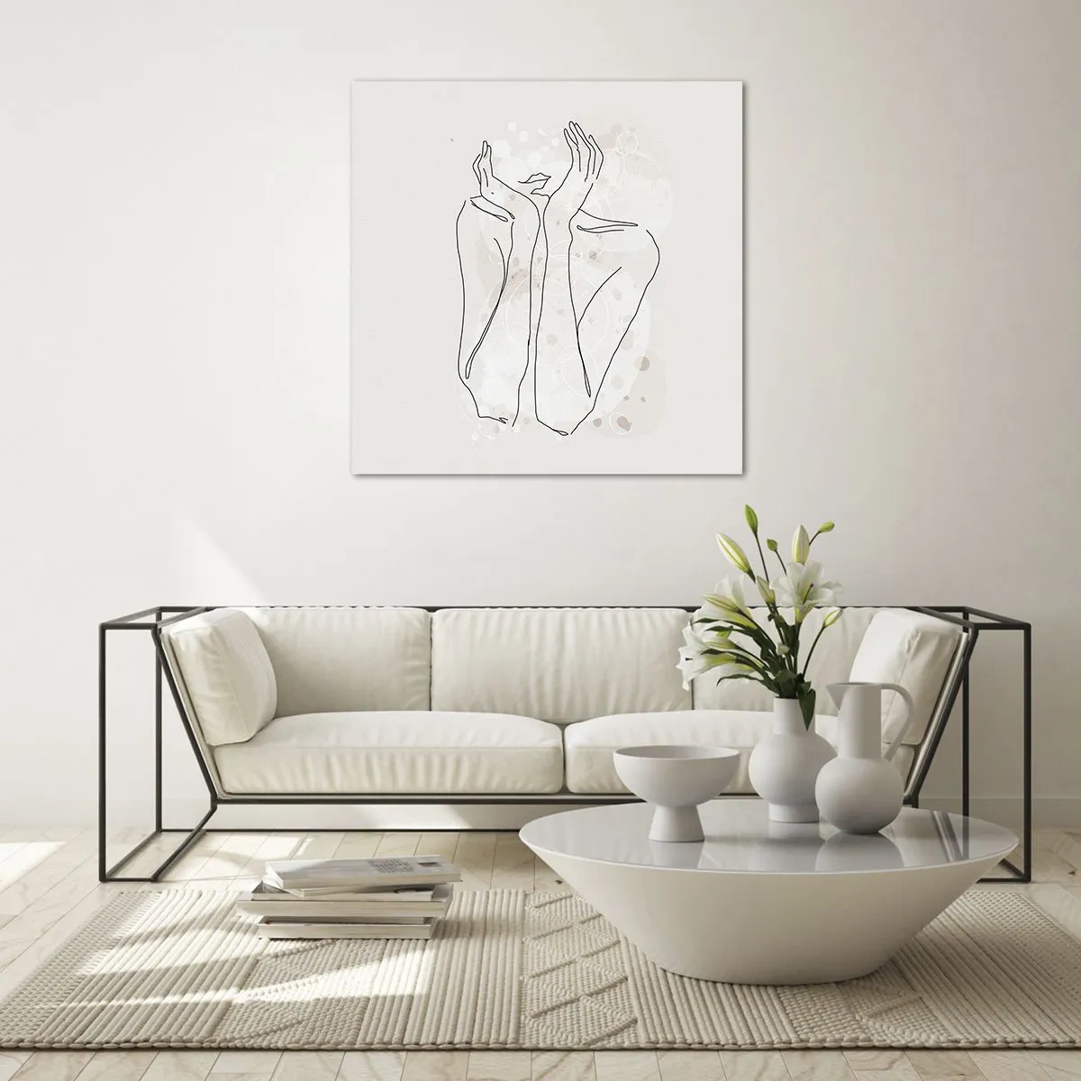 Glasbild - Bild auf glas - Ein träumerischer Moment - 30x30 cm