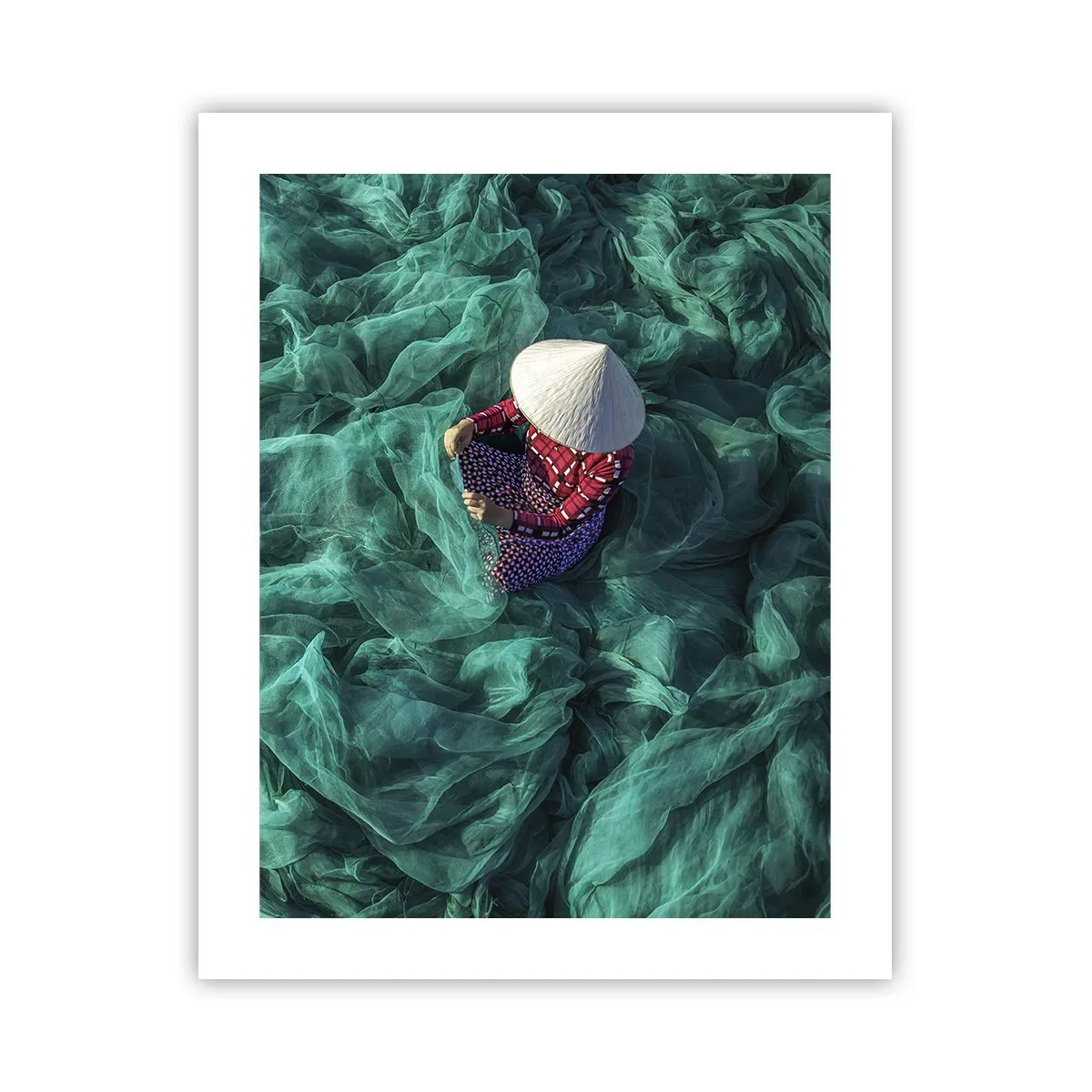 Poster - In einem Meer aus Netzen - 40x50 cm