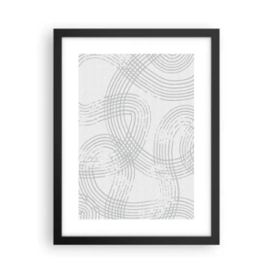 Poster in einem schwarzem Rahmen - Es gibt keinen einfachen Weg - 30x40 cm