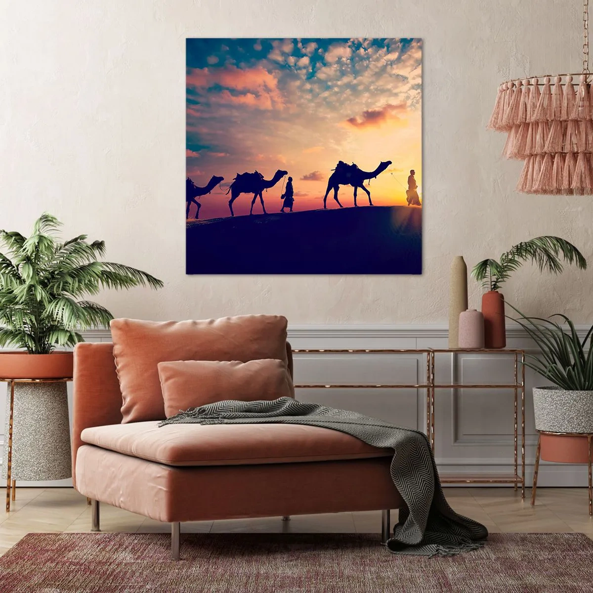 Bild auf Leinwand - Leinwandbild - Der geheimnisvolle Geist des Orients - 40x40 cm