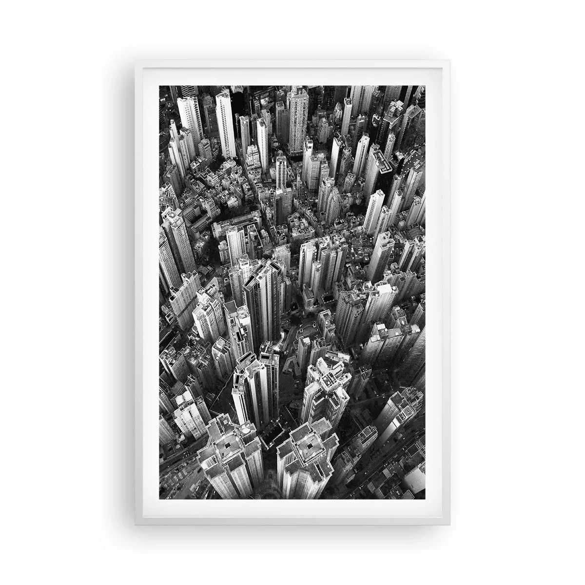 Poster in einem weißen Rahmen - Immer höher und höher - 61x91 cm