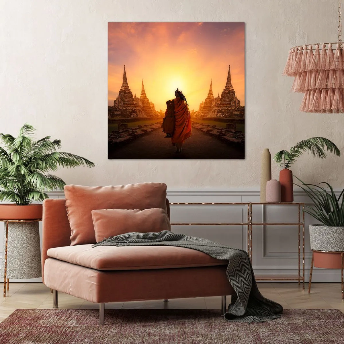 Bild auf Leinwand - Leinwandbild - In Frieden für die Ewigkeit - 70x70 cm