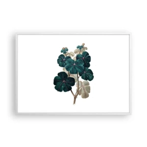 Poster in einem weißen Rahmen - Aus dem alten Herbarium - 100x70 cm