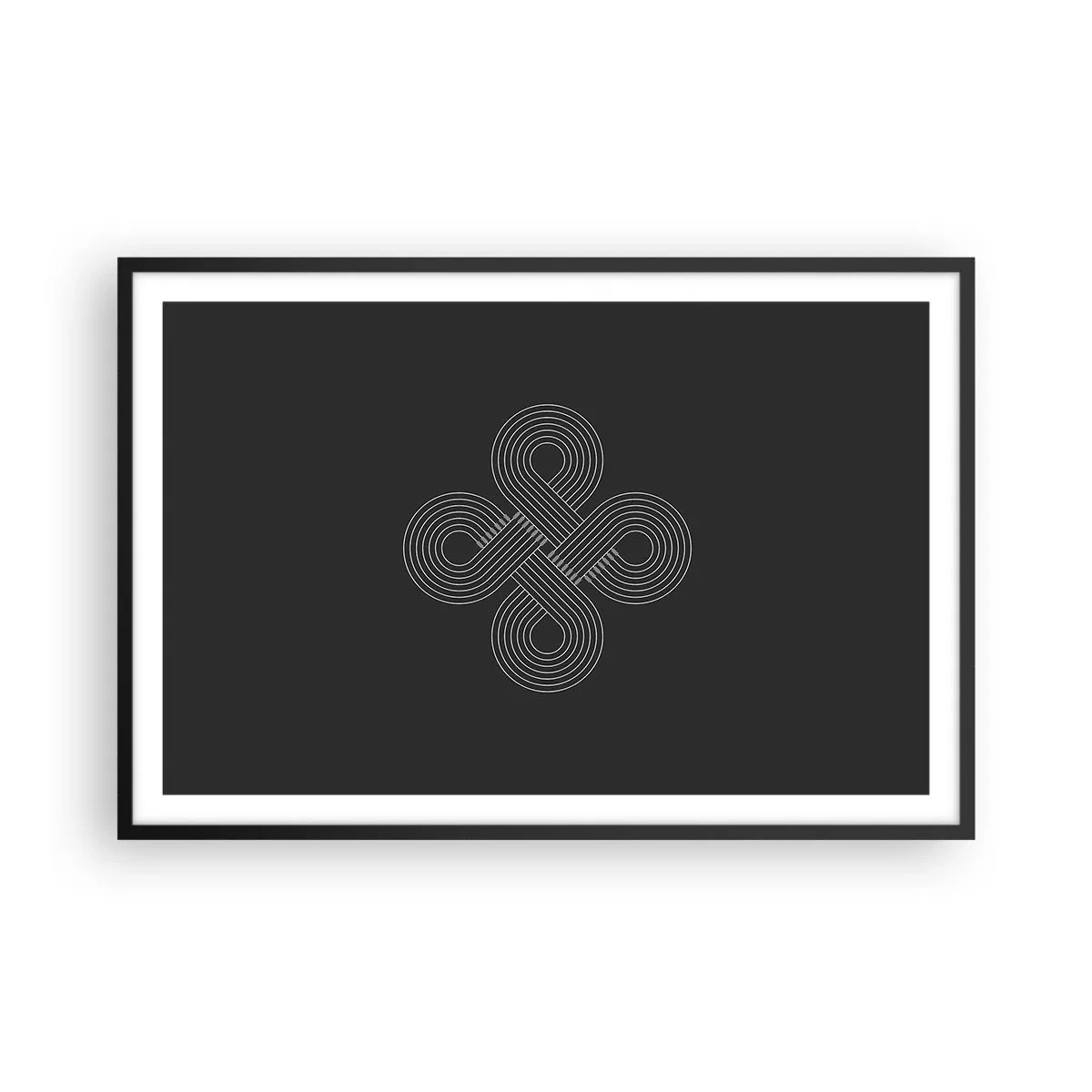 Poster in einem schwarzem Rahmen - Im keltischen Geist - 91x61 cm