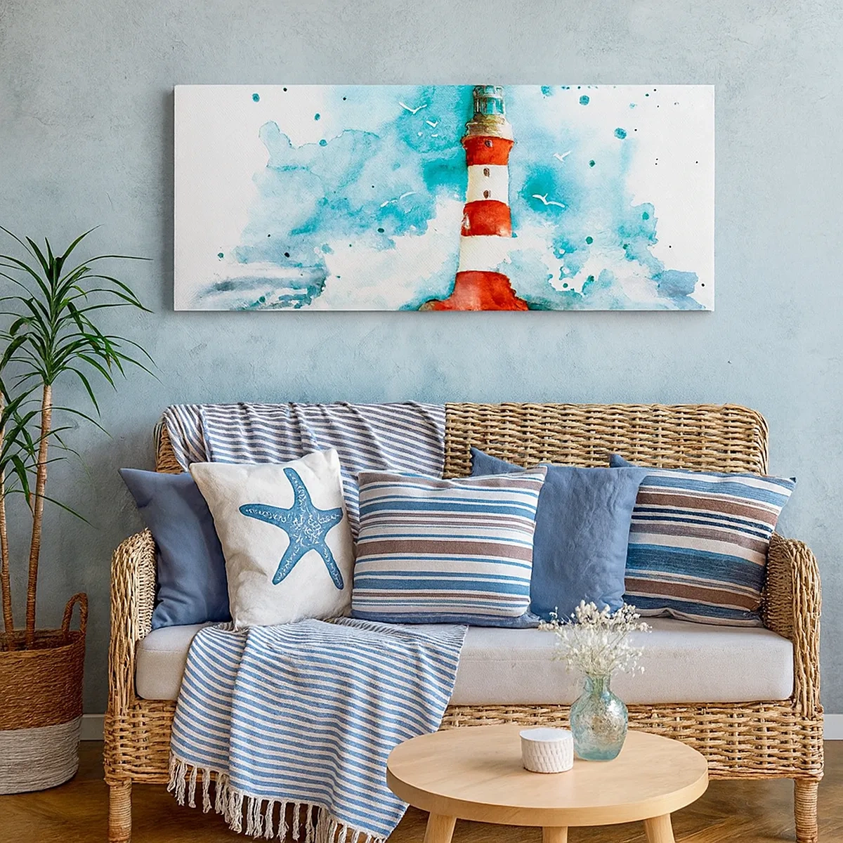 Bild auf Leinwand - Leinwandbild - Einheit der Elemente - 30x30 cm