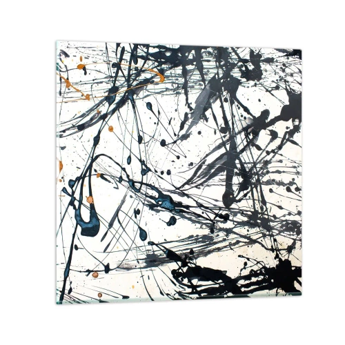Glasbild - Bild auf glas - Sinn machen oder keinen Sinn machen? - 70x70 cm