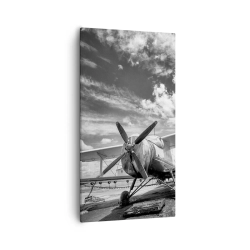 Bild auf Leinwand - Leinwandbild - Ich kann es kaum erwarten! - 55x100 cm