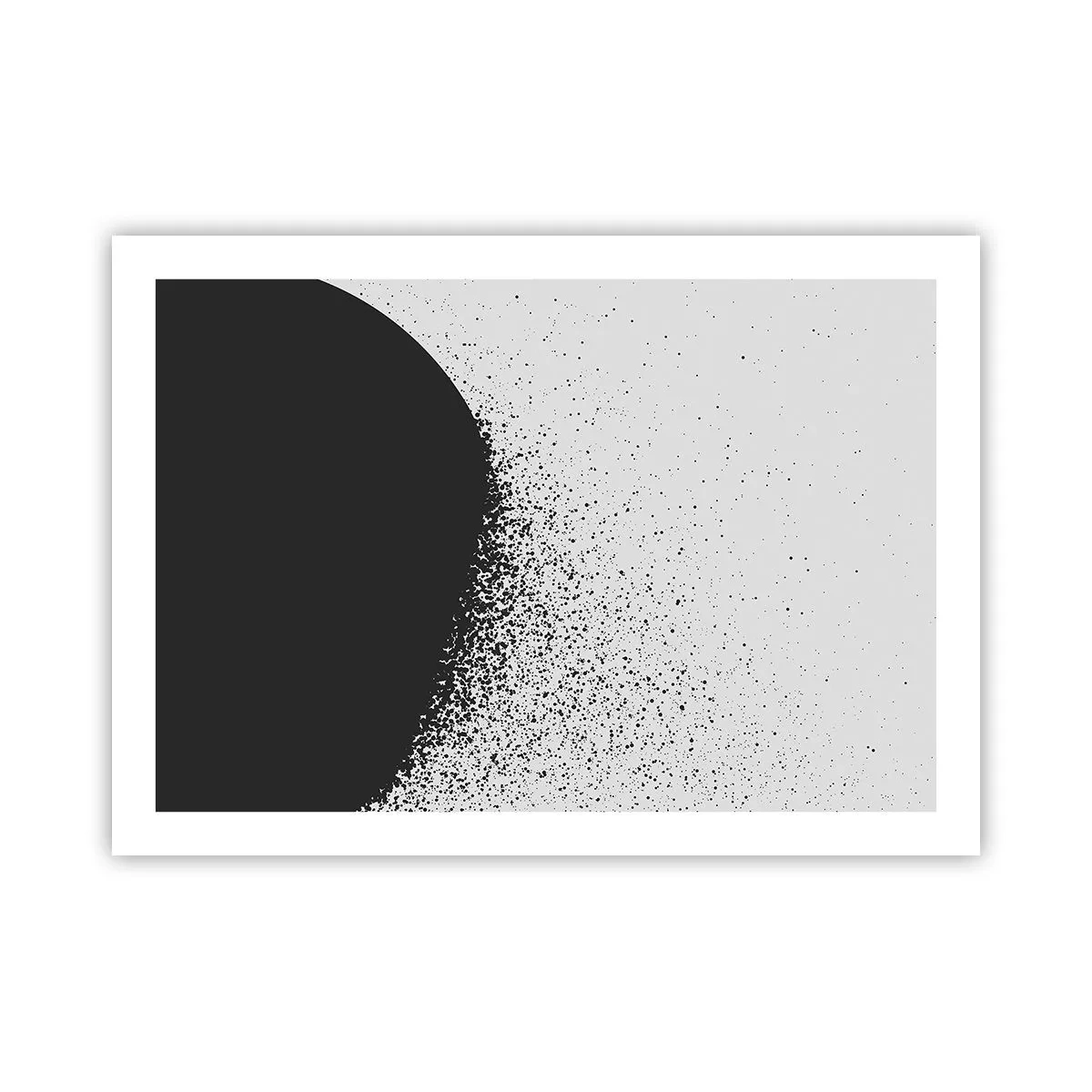 Poster - Bewegung von Molekülen - 70x50 cm