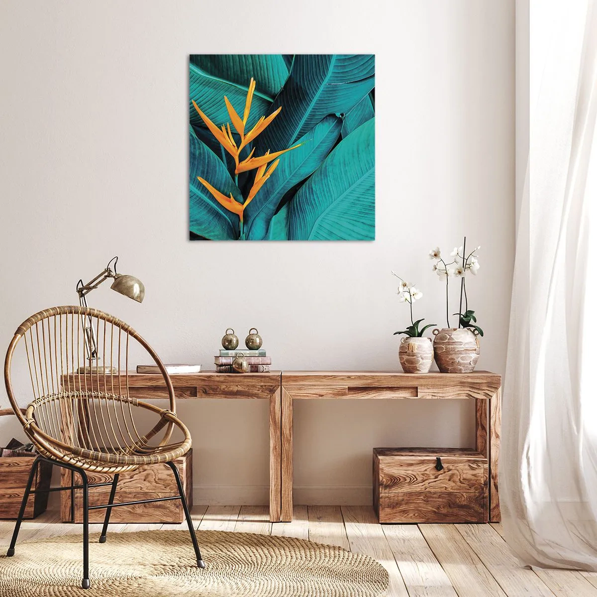Bild auf Leinwand - Leinwandbild - Eden-Blume - 30x30 cm