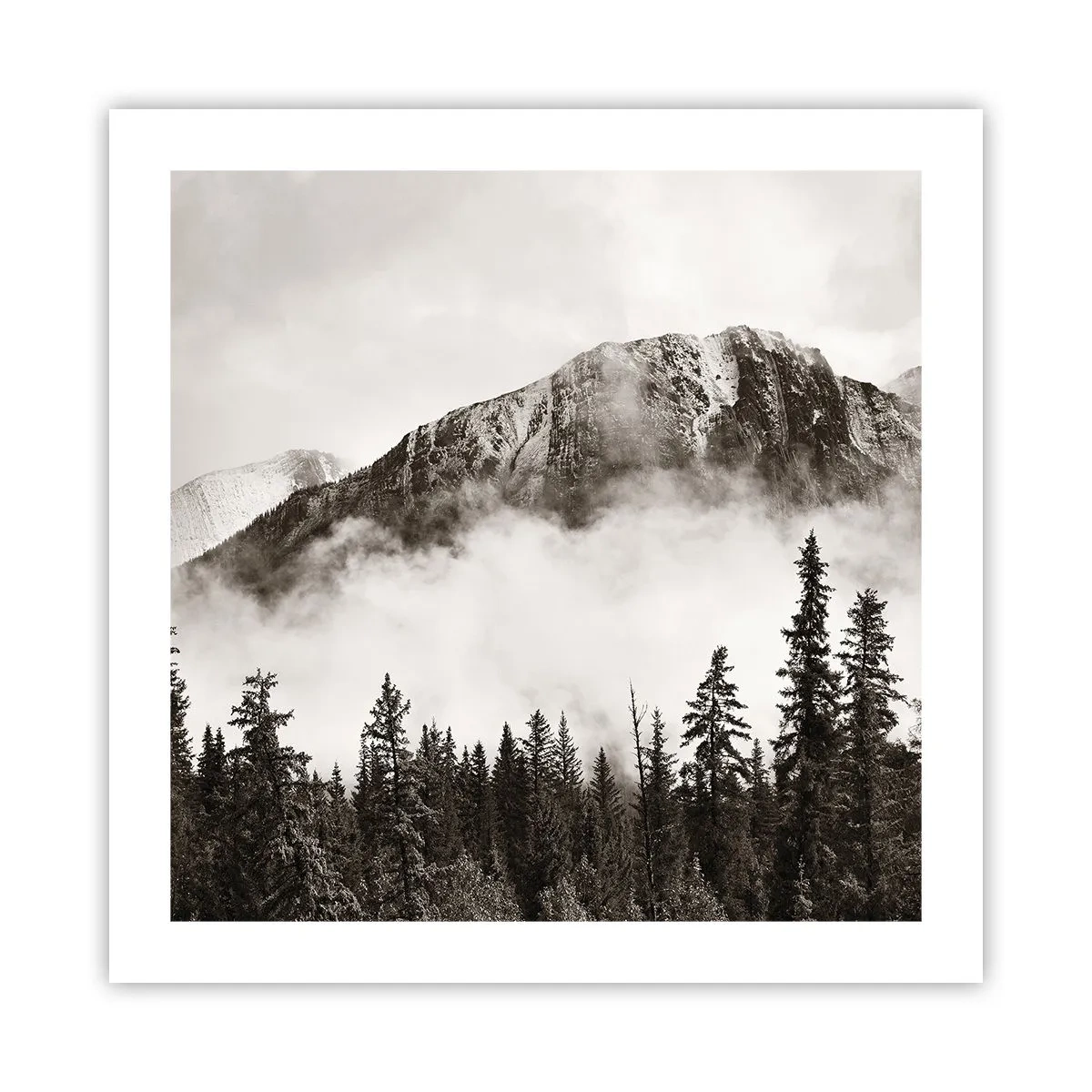 Poster - Lineal aus Granit - 50x50 cm