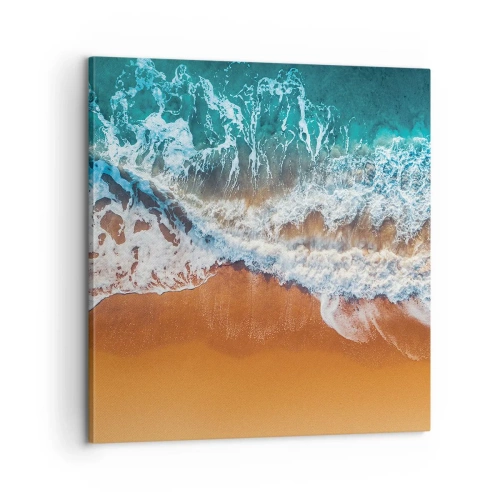 Bild auf Leinwand - Leinwandbild - Immer Hand in Hand - 60x60 cm