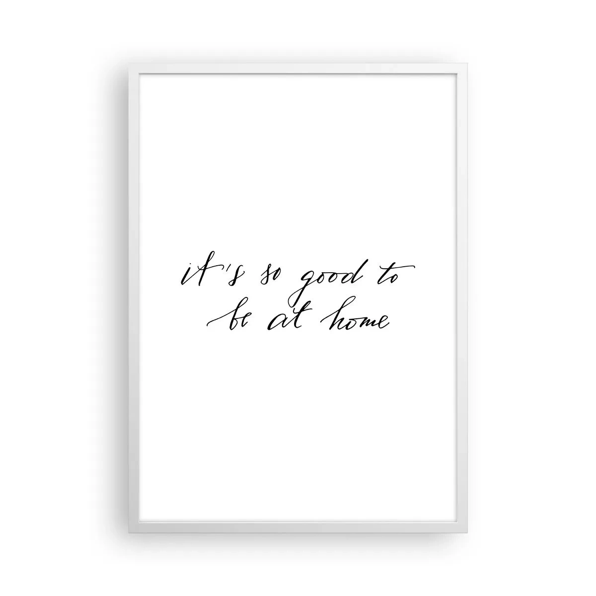 Poster in einem weißen Rahmen - Die ganze Wahrheit - 50x70 cm